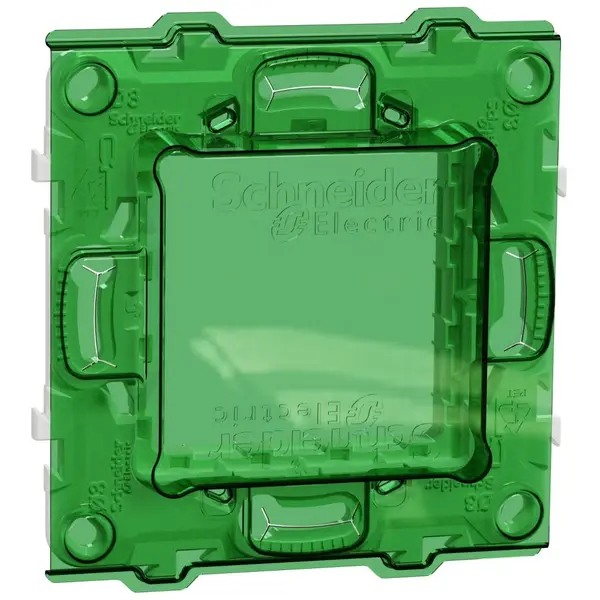 Suport fixare plastic+capac protectie 2 module Schneider Noua Unica NU7002PC