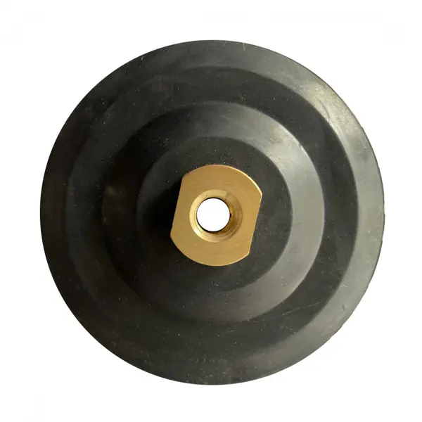Suport flexibil pt. dischete / paduri diamantate cu velcro Ø100mm - prindere M14 - DXDY.PADSUP.RUB.100