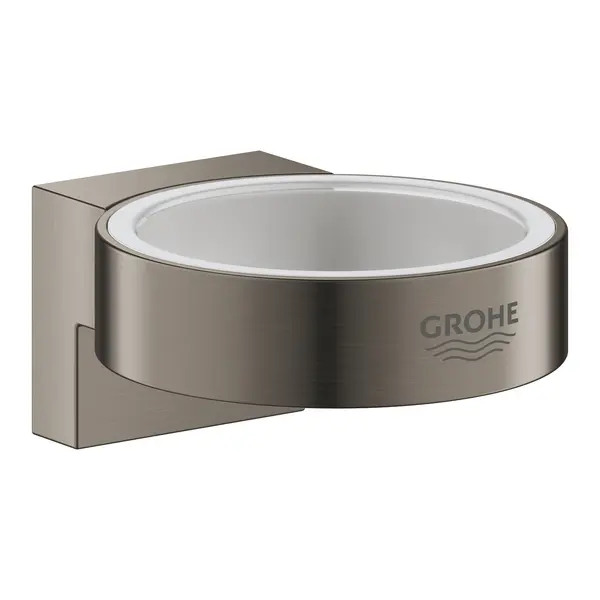 Suport Grohe Selection 41027AL0, montare pe perete, fixare ascunsa, mat, Hard graphite