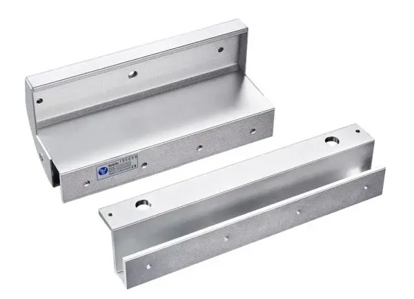 Suport GZ compatibil cu electromagnetii YM-280N, montare pe usi de sticla, MBK-280NGZ