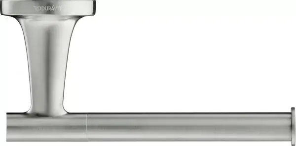 Suport hartie igienica Duravit Starck T 0099377000, montare pe perete, metal, Otel satinat