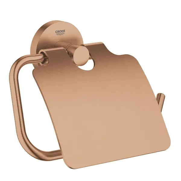 Suport hartie igienica Grohe Essentials 40367DL1, 1 rola, fixare ascunsa, mat, Warm Sunset