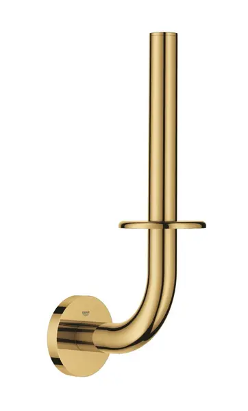Suport hartie igienica Grohe Essentials 40385GL1, montare pe perete, 1 rola, fixare ascunse, lucios, Cool sunrise