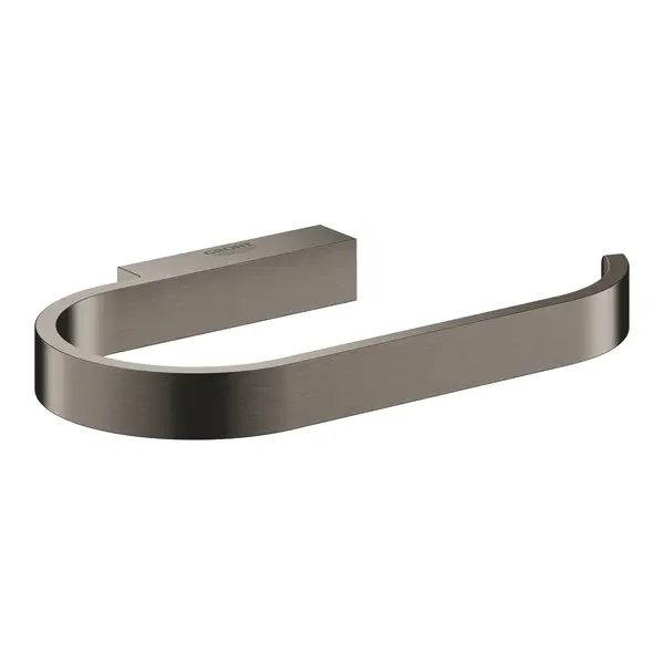 Suport hartie igienica Grohe Selection 41068AL0, 1 rola, montare pe perete, fixare ascunsa, mat, Hard Graphite