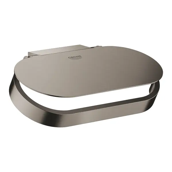 Suport hartie igienica Grohe Selection 41069AL0, montare pe perete, fixare ascunsa, mat, Hard Graphite