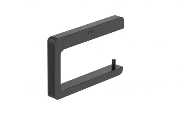 Suport hartie igienica Roca Tempo A817034CN0, montare pe perete, metal, lucios, Negru titan