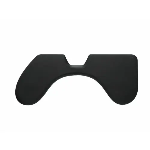 Suport incheietura Contour Design, Piele Ecologica, 135 x 600 x 23 mm, Negru