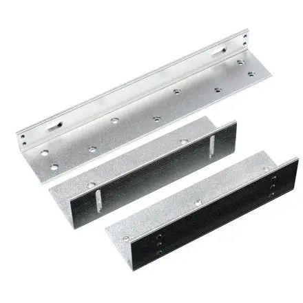 Suport inoxidabil din duraluminiu pentru montarea electromagnetilor de 500 kgf cu buzzer la usi cu deschidere in interior MBK-500ZL-BZ