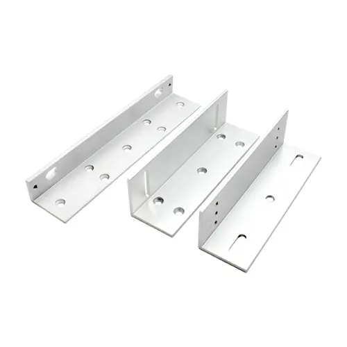 Suport inoxidabil tip ZL pentru electromagnet CSE-180P, montaj ușă cu deschidere spre interior