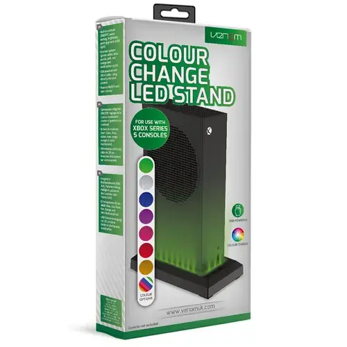 Suport LED RGB Venom VS3511 pentru Xbox Series S (Negru)