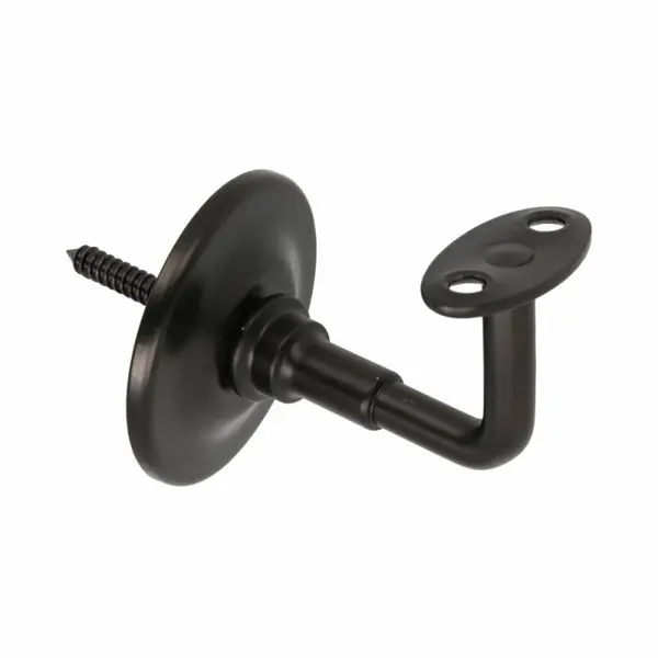 Suport Mana Curenta Din Lemn, Fi70 x 74.5 mm, Finisaj Negru