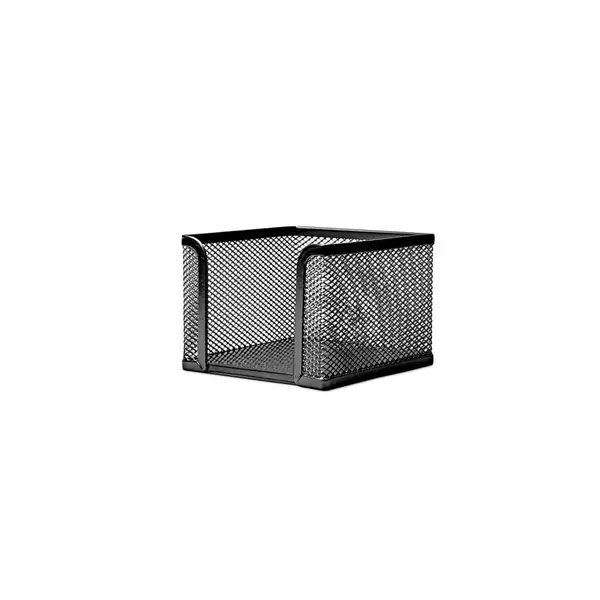 Suport metalic negru pentru cub de hârtie 9 x 8 x 9.5 cm Suport metalic negru pentru cub de hârtie 9 x 8 x 9.5 cm