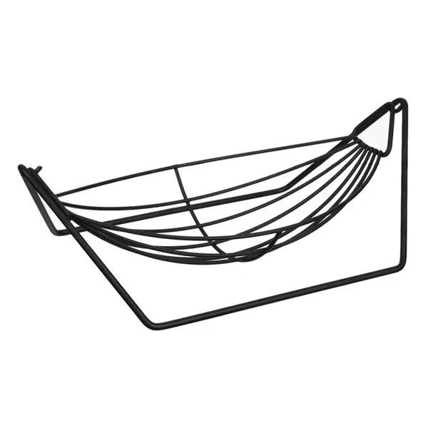 Suport metalic pentru fructe,negru,33x18x11 cm