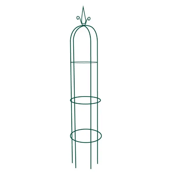 Suport metalic tip cupola pentru trandafiri,Verde, 40x40x190 cm