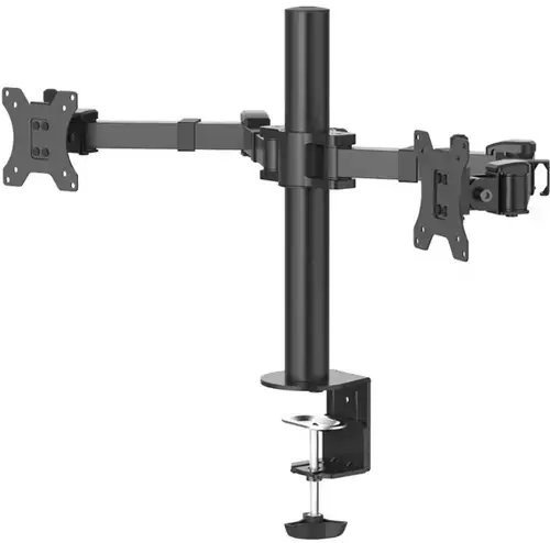 Suport monitor birou HAMA Full Motion 118494, 13-35inch, 2 monitoare, reglabil, 15Kg