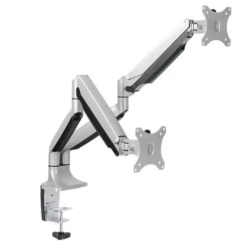 Suport Monitor Birou Logilink BP0043, 13-27inch, max 9 Kg (Argintiu)