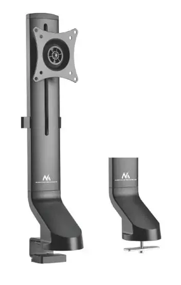 Suport monitor birou Maclean MC-853, 17inch-32inch, 8kg (Negru)