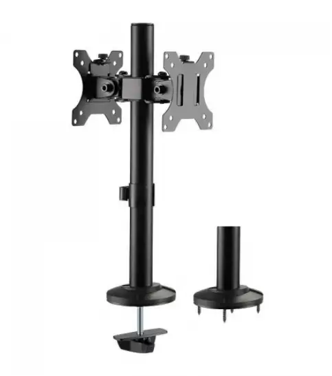 Suport monitor Logilink BP0109, 17-32inch, rotatie, inclinare, pivotare, verticala, max 8 Kg x 2 (Negru)