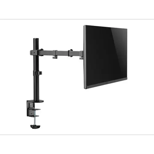 Suport monitor LogiLink, Metal, kit de montare, brat reglabil, Negru
