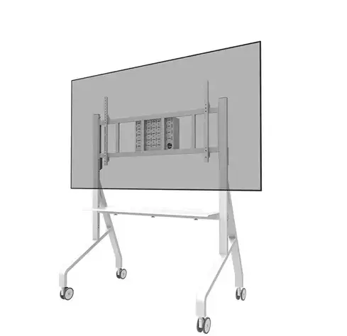 Suport monitor mobil Neomounts FL50-575WH1, 125 kg, 65-110inch (Alb)