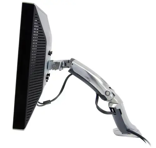 Suport monitor pentru birou Ergotron MX 45-214-026, Pivot, Rotire 360, 13.6kg (Argintiu)