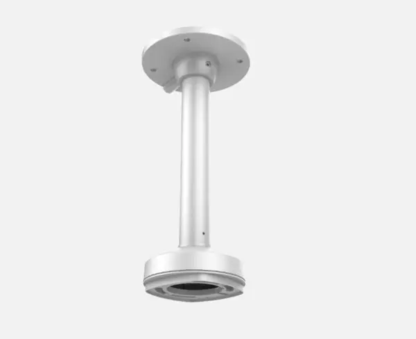 Suport montaj tavan pentru camere Mini Dome Hikvision, aluminiu alb, Ø150×573 mm, DS-1271ZJ-120