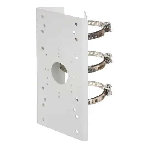 Suport montare pe stâlp pentru camere bullet, tablă oțel galvanizat, coliere 67-127 mm, HIKVISION DS-1275ZJ-SUS