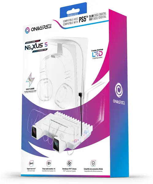 Suport multifuncțional Oniverse - Nexus 5 Cooling & Charging Stand (PS5)