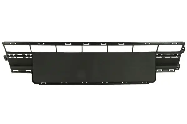 Suport numar inmatriculare Fata CARAVELLE MULTIVAN, plastic, negru potrivit VW CALIFORNIA T6 CAMPER, MULTIVAN T6, TRANSPORTER T6, TRANSPORTER T6 CARAVELLE T6 04.15-08.24