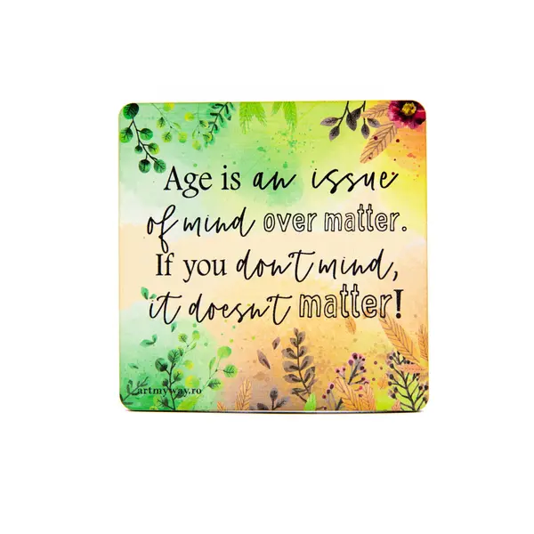 Suport pahar - Age is an Issue | ArtMyWay
