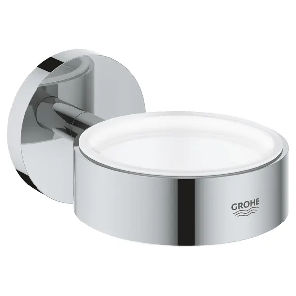 Suport pahar baie Grohe Essentials, fixare ascunsa, Crom
