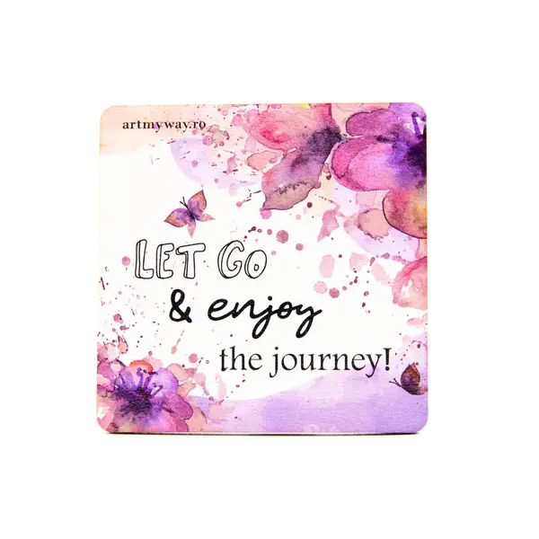 Suport pahar - Enjoy the Journey | ArtMyWay