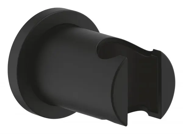 Suport para dus Grohe Rainshower 22117KF0, universal, montare pe perete, mat, Negru