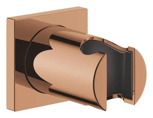 Suport para dus Grohe Rainshower, pe perete, universal, lucios, cupru, 27075DA0