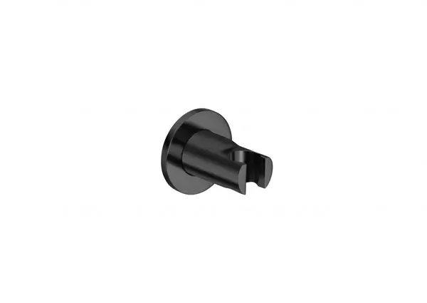 Suport para dus Roca Wall Round A5B1350NM0, aparent, universal, Negru titan mat