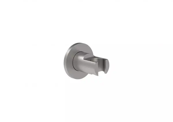 Suport para dus Roca Wall Round A5B1350SM0, aparent, universal, mat, Otel satinat