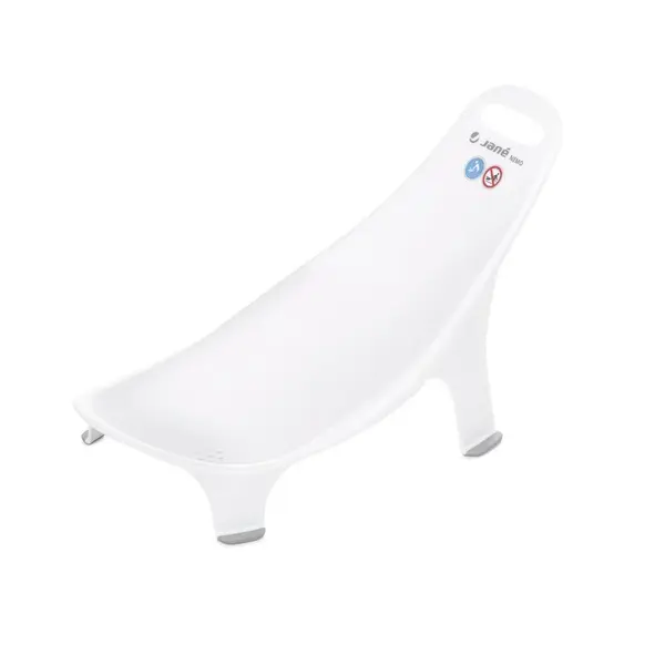 Suport pentru baie ergonomic, Jane, Nemo, De la nastere, Cu maner, Conform cu standardul european de siguranta EN 17022:2018, White