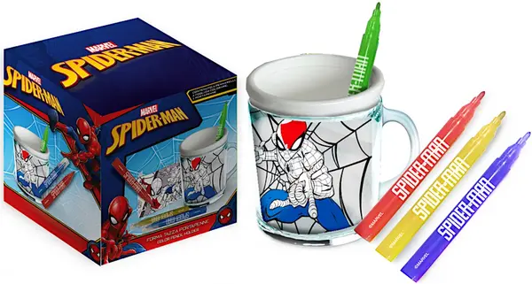 Suport pentru creioane Disney - Spider-Man, de colorare