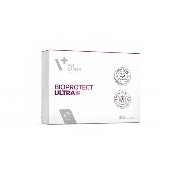 Suport pentru echilibrul microbiomului intestinal, BioProtect ULTRA, VetExpert, 30 tablete