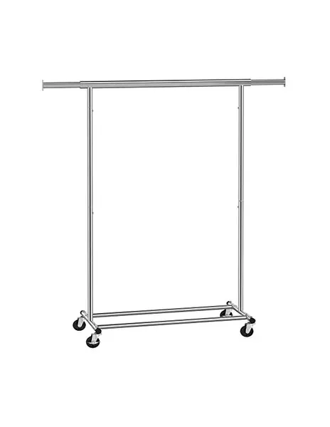 Suport pentru haine cu roti, Songmics, 90 kg, HSR13S, Silver
