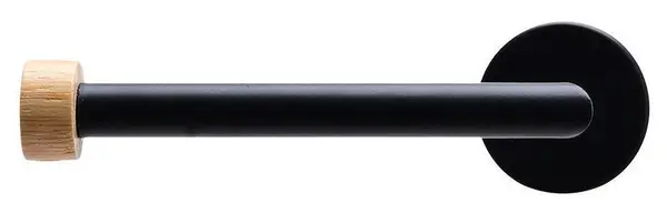 Suport pentru hârtie igienică Estia - Bamboo Essentials, negru