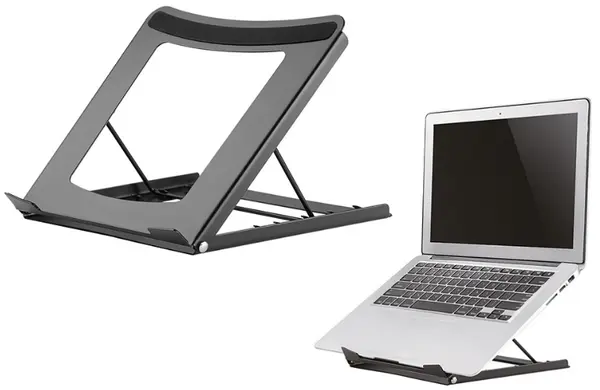 Suport pentru laptop Newstar - NSLS075, ergonomic, negru