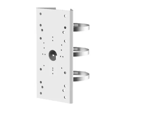 Suport pentru montare camera de supraveghere pe stalp, diametre de la 67 la 127mm, Hikvision DS-1275ZJ-SUS