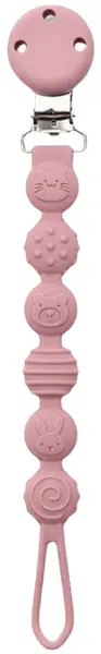 Suport pentru tetină din silicon Lorelli Premium - Deep Pink