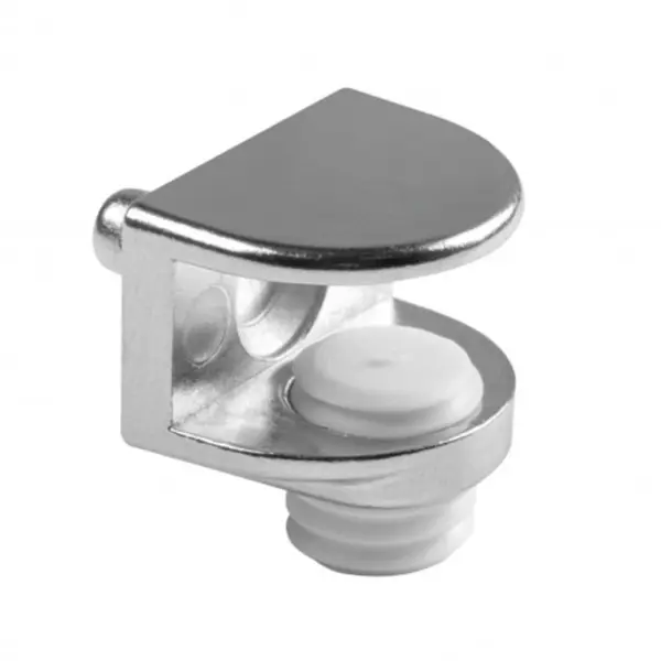 Suport Polita Sticla cu Stift Model B48, 4-8 mm, Finisaj Crom Lucios
