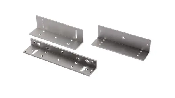 Suport prindere LZ pentru yala electromagnetica 300kg Pro Series Magnetic Lock Bracket ABK-280ZL, aluminiu anodizat, usi interior