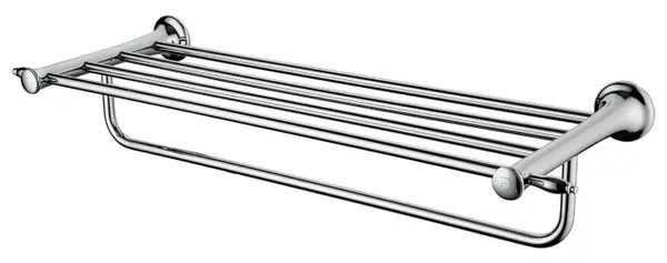 Suport prosoape cu portprosop bara Lacrima 600 mm, crom