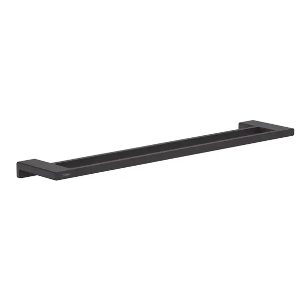 Suport prosop baie dublu culoare negru mat Hansgrohe AddStoris 41743670