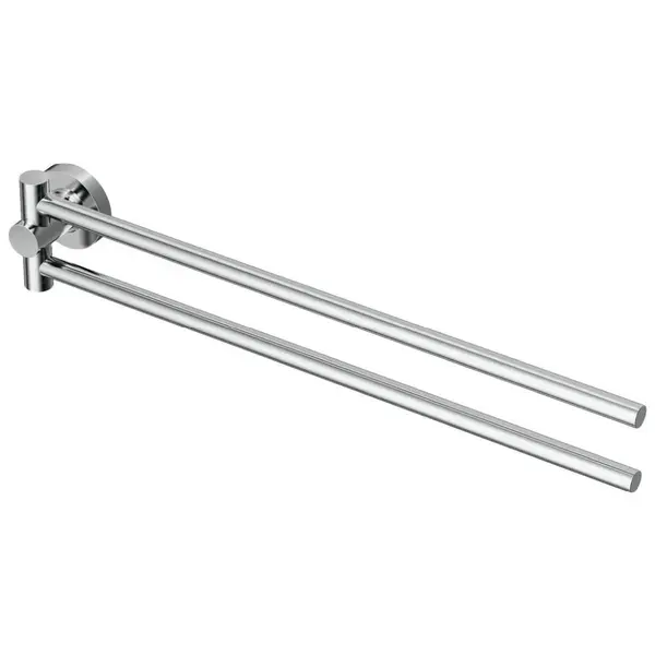 Suport prosop baie dublu Ideal Standard IOM 37 cm crom lucios