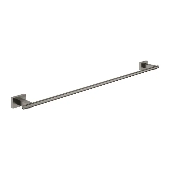Suport prosop Grohe Essentials Cube 40509AL1, 600 mm, fixare ascunsa, mat, Hard Graphite
